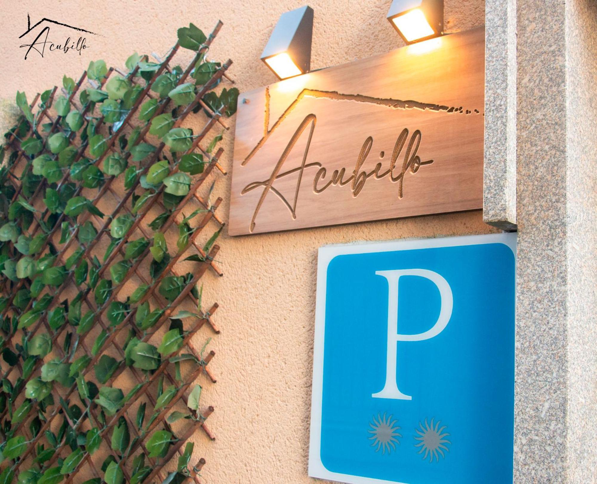 Acubillo Hotel Palas de Rei Bagian luar foto