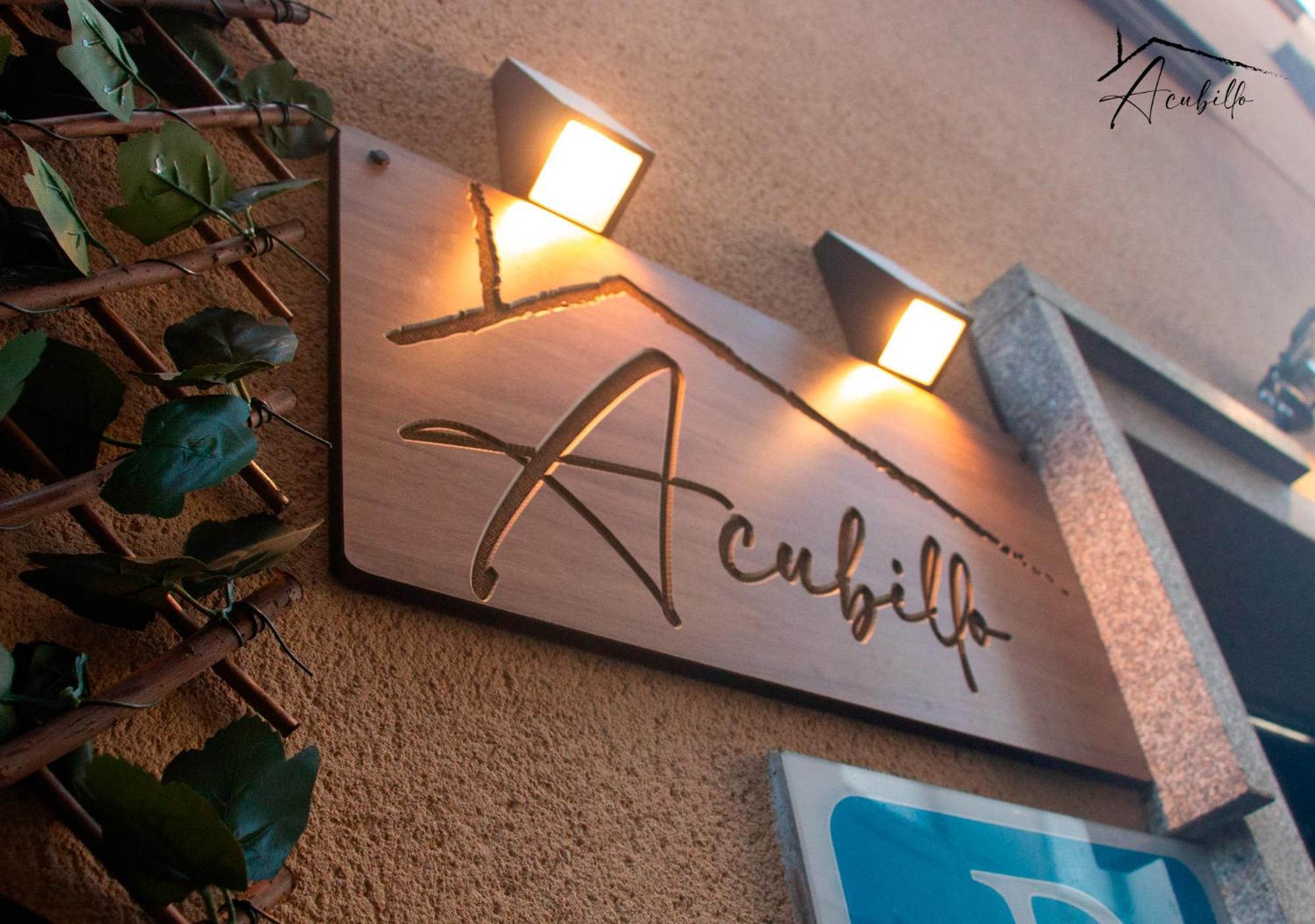 Acubillo Hotel Palas de Rei Bagian luar foto